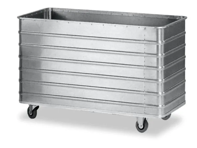 Bakwagen Aluminium Draagverm. 250Kg LxBxH 1130x730x935mm 656l