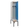 locker met bank,voor scheiding van kleding,HxBxD 2120x400x815mm,1vak