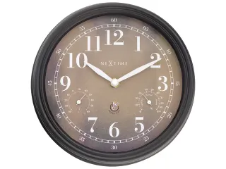 Buitenklok Nextime dia 23,5 cm Jasmine met thermo- en hydrometer cijfe - 1