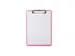 Klembord MAUL A4 staand transparant PS neon roze