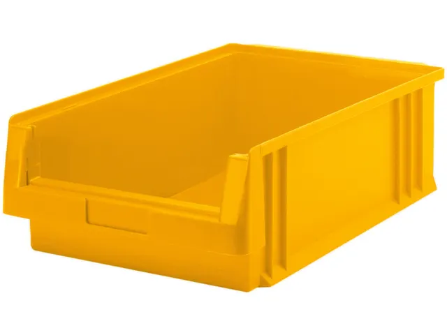 Zichtbak Eco Hxbxd 150x315x500/465mm Pp Geel