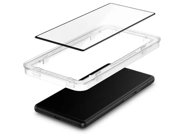 Spigen Screen protector AGL04695Pixel 6A Align Master Clear pak à 2 s