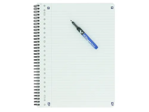 Collegeblok Oxford School A4+ 23-gaats lijn 80vel voordeelpak assorti