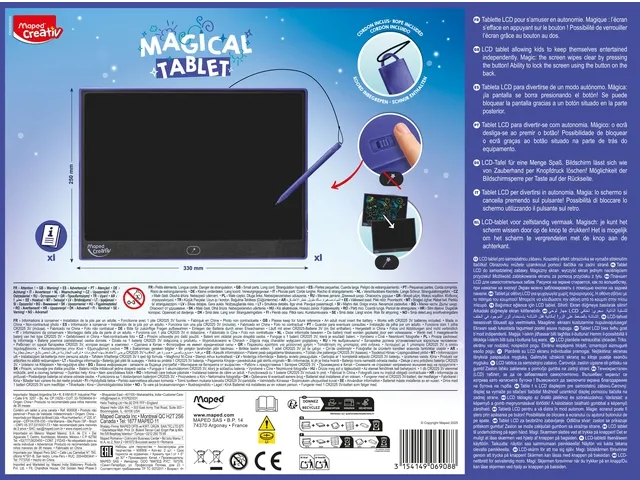 Tablette à dessin Maped Creativ Magical XXL bleu