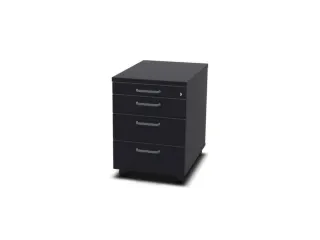 mobiel ladeblok,HxBxD 600x430x600mm,3lade(n),m. beugelgreep,CC-zwart - 2