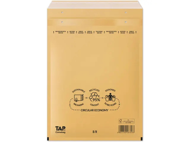 Luchtkussen Envelop 8H 270x360mm Bruin 100 stuks