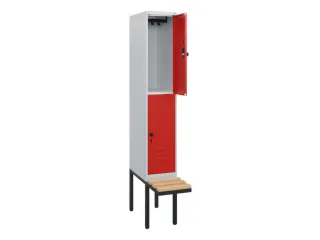 Dubbeldekse dekenkist,HxBxD 1950x300x815mm,1x2vak.,vak B 300mm - 2