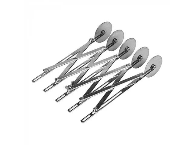 Emga Janhagelsnijder 5 wieltjes glad RVS