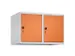 opzetkast,v. locker,2vak.,vak B 400mm,HxBxD 500x800x500mm,draaigrendel