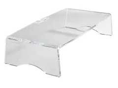 BakkerElkhuizen Monitorverhoger Q-Riser 90 transparant acryl