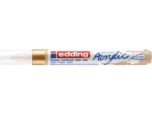 Acrylmarker edding e-5100 medium rijkgoud