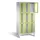 lockerkast 1850x900x500mm 3x3 vakken Cilinderslot Poten, RDS1108060