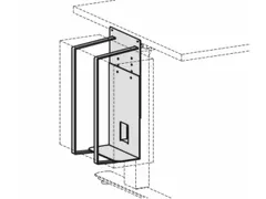 support UC p. bureau assis-debout l 125-225mm