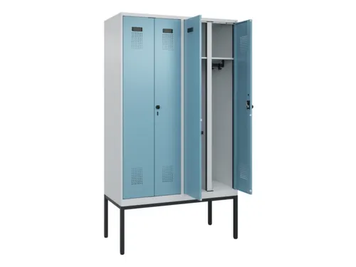 locker voor scheiding van kleding,HxBxD 2120x1200x500mm,4vak