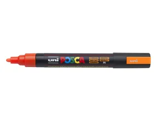 Verfstift Posca PC5M Medium Punt 1,8-2,5mm fluor oranje - 2