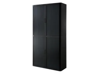 Roldeurkast HxBxD 2040x1100x415mm 4 Oh Zwart - 1