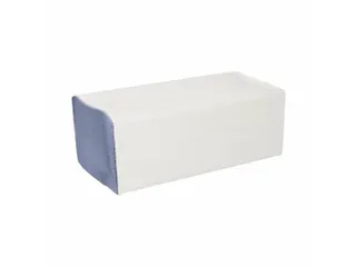 CMT handdoek Blauw 1-laags V-vouw 25x23cm Recycled 5.000 stuks - 2