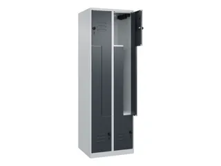 Z-garderobekast,HxBxD 1850x600x500mm,vak B 150/300mm,draaigrendel - 2