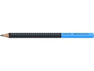 Grafietpotlood Faber-Castell Jumbo Grip two-tone zwart/blauw - 2
