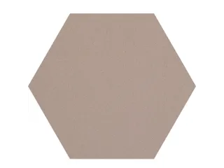 Prikbord Zeshoek Beige Kleur 2187 Bulletin Paneel Ø 60cm frameloos - 1