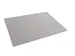 Sous-main 650x500 mm avec rabat transparent PP gris