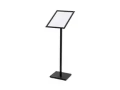 OUTLET Menustandaard Design Standaard Zwart 25 mm Rechte Hoeken A3