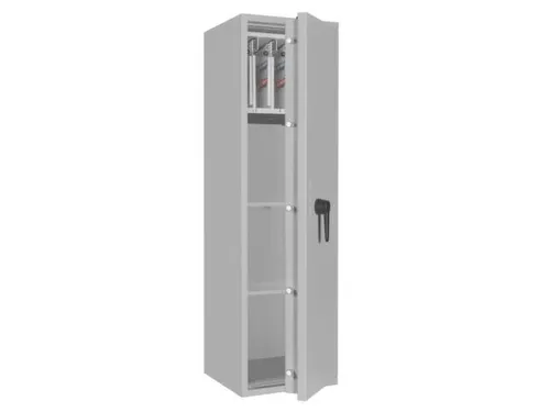 sleutelkluis,HxBxD 1400x400x420mm,128haak,legborden,romp RAL7035