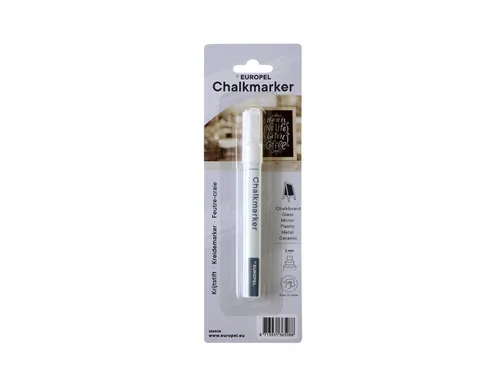Krijtstift Europel 1-3 mm wit blister 1 stuk