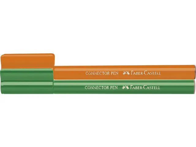 Feutres Faber-Castell Connector 33 pces avec 10 clips 'camion'