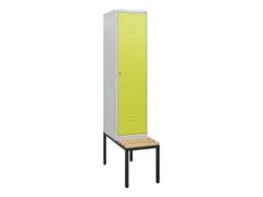 locker met bank,HxBxD 1950x400x815mm,1vak,vak B 400mm,cil.-slot