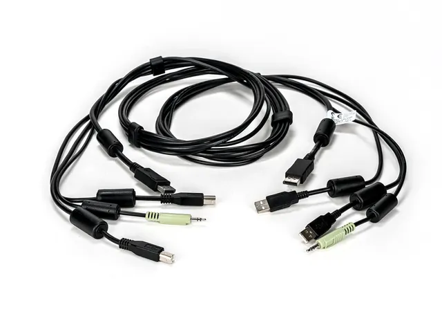 Vertiv Avocent CBL0104, 1,8 m, USB, USB, DisplayPort, USB, 1-DP, 2-USB