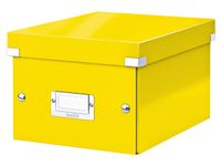 Opbergbox Leitz WOW Click & Store 220x160x282mm geel