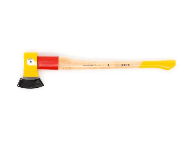 Hache SPALT-FIX ROTBAND-PLUS avec manche en hickory de 80 cm
