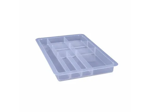 Vakkenverdeler Really Useful 4/9 liter 8 vakken 342x215x35mm transpara