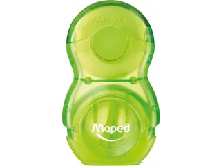 Puntenslijper Maped Loopy 1 gaats met gum display á 24 stuks assorti - 12