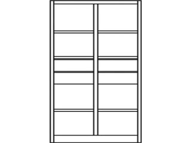 armoire d'atelier,corps RAL7035,face avant RAL7035