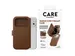 PanzerGlass CARE by Tango 2-in-1 Wallet Case Brown w. MagSafe iP