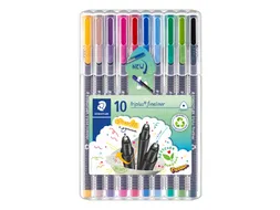 Fineliner Staedtler Triplus 334 assorti 0.3mm 10 stuks