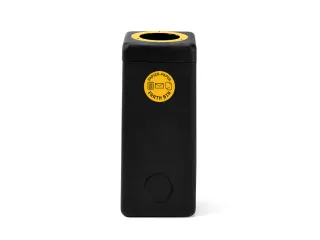 Afvalbak 60 liter EarthBin Geel zwart - 2