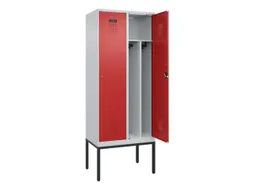 locker voor scheiding van kleding,HxBxD 2120x800x500mm,2vak