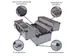 Aluminium Gereedschapskoffer 360X220X250Mm 19.8 Liter