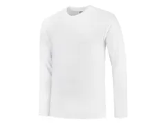 Tricorp TL190 101006 T-shirt met lange mouwen, wit, maat XS, per stuk