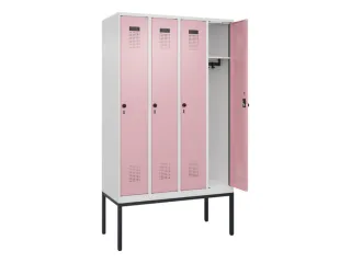 locker,HxBxD 2120x1200x500mm,4vak,vak B 300mm,draaigrendel - 1