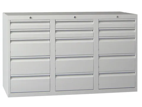 Ladenkast 900x1500x500mm 6+9 Laden Gewoon Uitschuifbaar Rolgeleiding