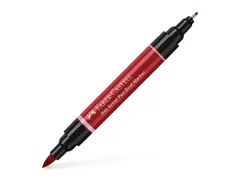 Tekenstift Faber-Castell Pitt Artist Pen duo marker 219 diep scharlake