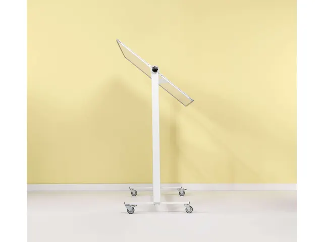 Smit Visual Tableau pivotant 120x180cm 2 faces acier blanc profil RC-1