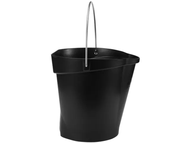 Seau Hygiène 5686-9 12 litres Graduation et bec verseur Noir