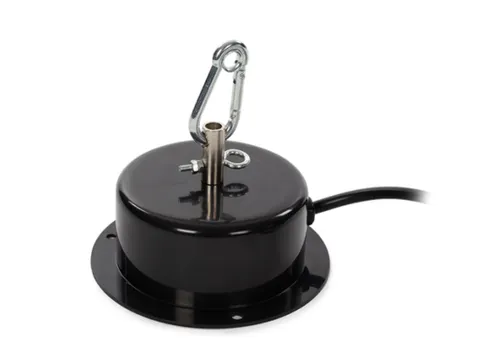 Spiegelbolmotor, 3 RPM, 220-240 V, Zwart