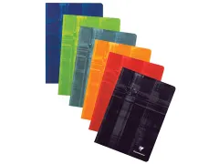 schrift ft A4, 80 bladzijden, geruit 5/5mm, zonder kantlijn assorti