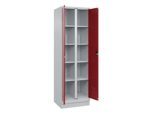 wasgoedverdeelkast,HxBxD 1950x600x500mm,vak B 300mm,cilinderslot